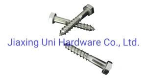 High Quality Stainless 304 DIN571 Hex Head Wood Screw