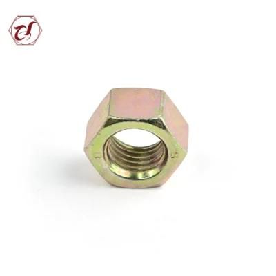Common Bolt Yellow Zinc Plated Gr4 Hex Nuts