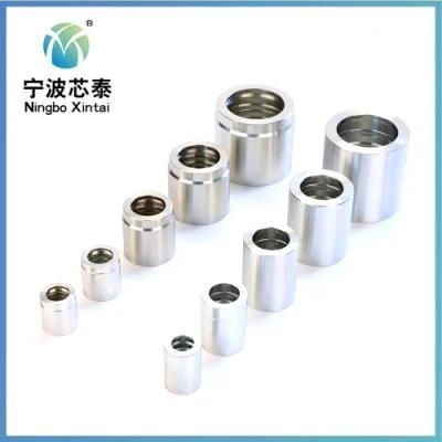 00110 Hydraulic Power Unit High Pressure Carbon Steel Material Ferrule for Rubber Hose