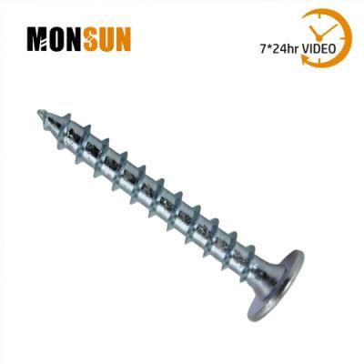 Low Profile Pancake Framing Head Wood to Metal Zinc Plated Roofing Screws