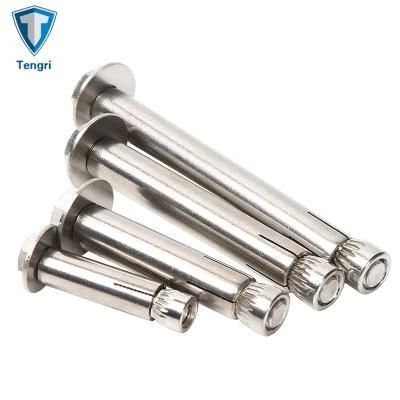 Long Hex Socket Round Knurled Head Expansion Sleeve Anchor Bolt