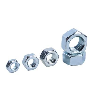 China Factory Carbon Steel Nuts High Quality Hexagon Head Nuts DIN934 Fastener Hex Nuts