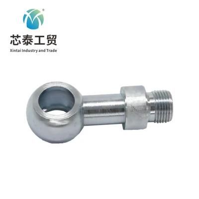 Hot Sales Metric Thread Hydraulic Male Hose Fitting Hydraulic Pipe Fitting Steel Connector Banjo