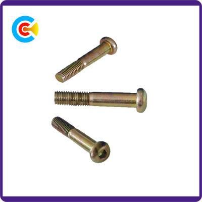 Carbon Steel/4.8/8/8.8/10.9 Galvanized/Zinc Hexagon Socket Pan Head Screws for Furniture