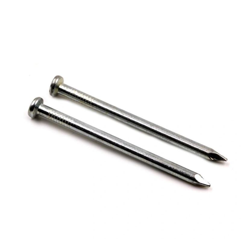 Factory Price Common Nail with Checkered Head Polished Smooth