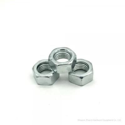 Galvanized Steel DIN Standard Hex Nuts M2 to M12 M14 M16 M18 M20 for CNC Parts