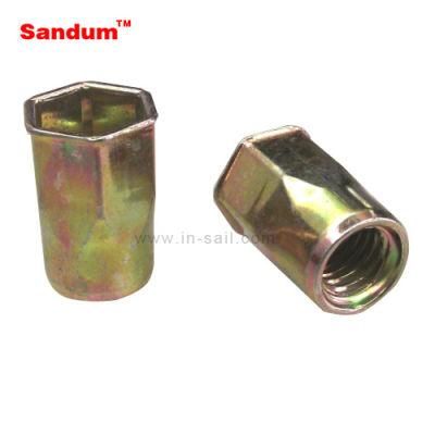 Hot Sale Zinc-Plated Hexagon Rivet Nut for Industry