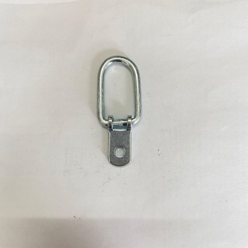 Zinc Plated Forged Bolt on Lashing Ring D Ring