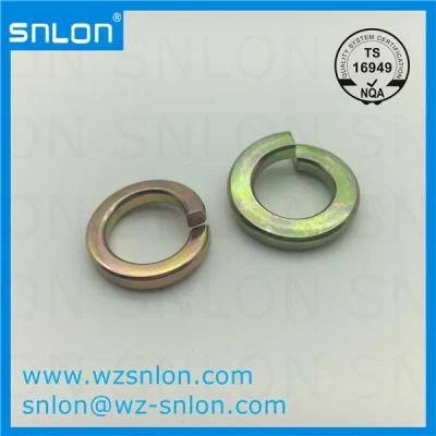 Yellow Zinc Spring Light Washer
