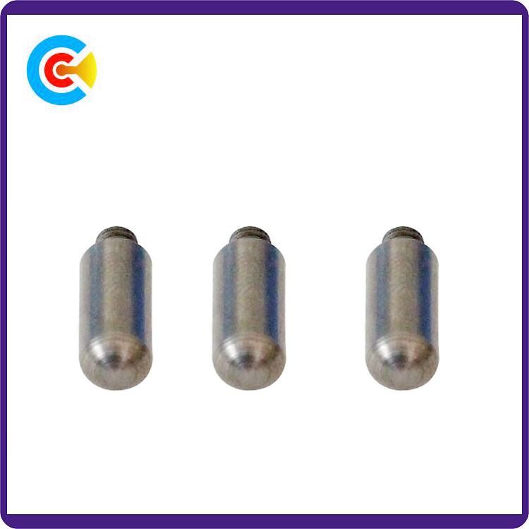 DIN/ANSI/BS/JIS Carbon-Steel/Stainless-Steel 4.8/8.8/10.9 Galvanized Pin Stud Screw for Building Railway Bridge