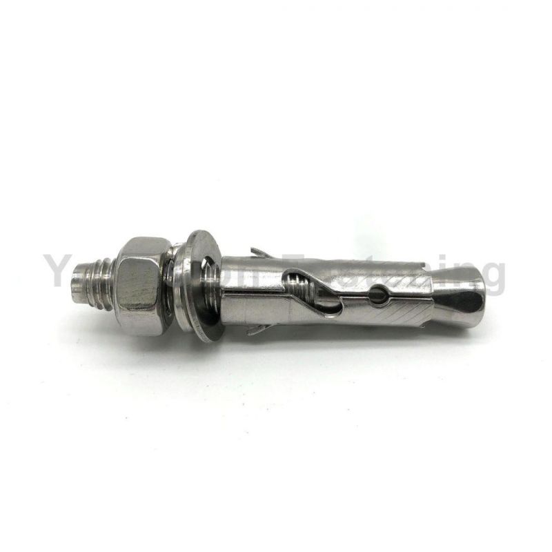 Bsw 3/16 1/4 5/16 3/8 1/2 Stainless Steel Anti Skid Shark Fin Sleeve Anchor