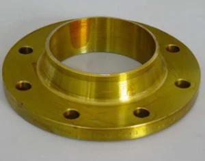 DIN2635 Pn40 Yellow Anti Rust Paint Weld Neck Flange