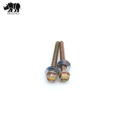 China Manufacturer Carbon Steel Hex Washer Head Self Tapping Screw