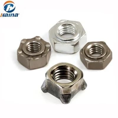 DIN928 DIN929 Stainless Steel/Carbon Steel Four/Hex Welding Nuts