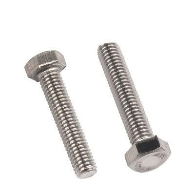 Hexagon Bolt Stainless Steel 304/316 High Strength Hexagon Screw DIN931 Half Thread