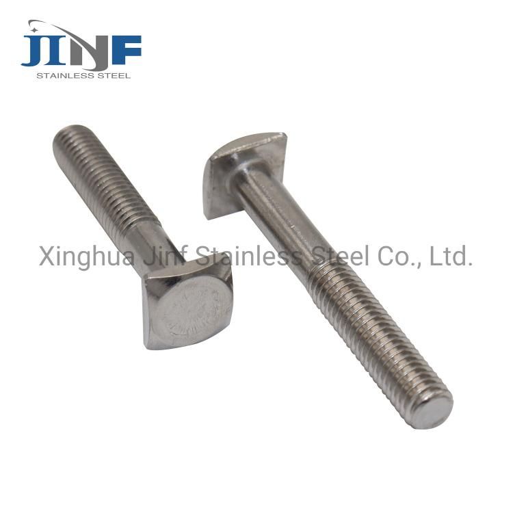 304 316 A2 A4 Stainless Steel Square Hammer Bolt