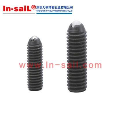 Slotted Ball-Nose Spring Plungers with 18-8 Stainless Steel Body and 440c Stainless Steel Nose 3408A88