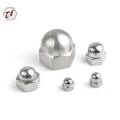 Stainless Steel 304 DIN 1587 A2 Hex Cap Head Nut