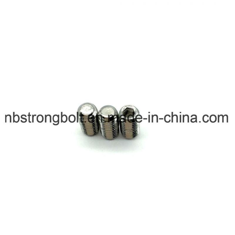 DIN913 A4 Hex Socket Set Screw with Flat Point