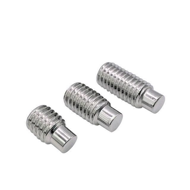 Stainless Steel Hexagon Socket Set Screw with Convex End DIN915 Cylindrical End Headless GB79 M8m10