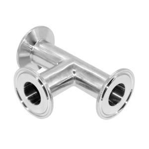 Flare CPVC Tri Clamp Tee 3 Way Stainless Steel 304 Sanitary Speedfit Pipe Fitting
