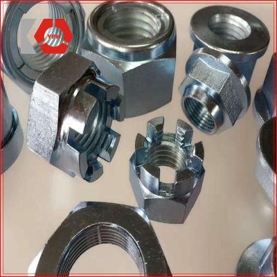 DIN 935 Hexgon Slotted and Castle Zinc Plated Nut