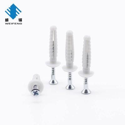 with Zinc Plated Screw Nylon Mushroom Head Expansion Anchor