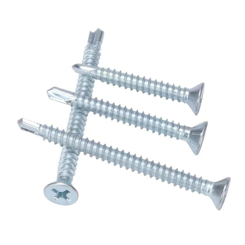 DIN 7504 Cross Recessed Countersunk Head Drilling Screws Stainless Steel Self Drilling Screw