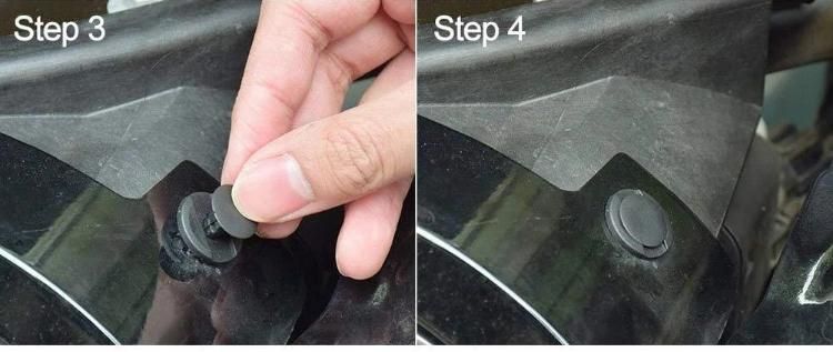 Auto Clips Car Bumper Door Trim Panel Plastic Rivets Front Dumper Fender Fastener Push Pin Clips