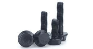 Grade 8.8, DIN6921 Hex Flange Bolt Black GB5787