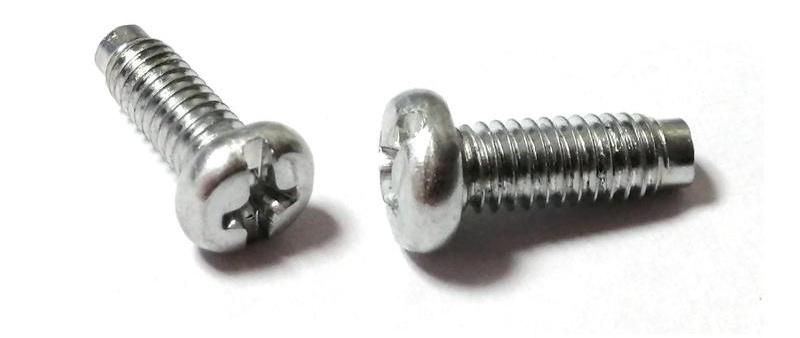 Steel Pan Head Slotted Phillips Round Dog Point Machine Screw