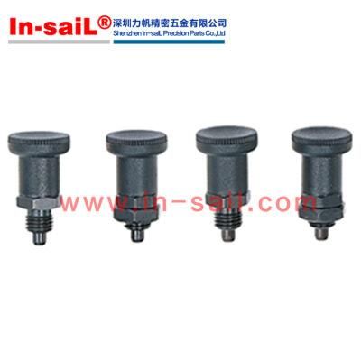 Short Threaded Indexing Plunger - Plastic Knob Type: Pxsa