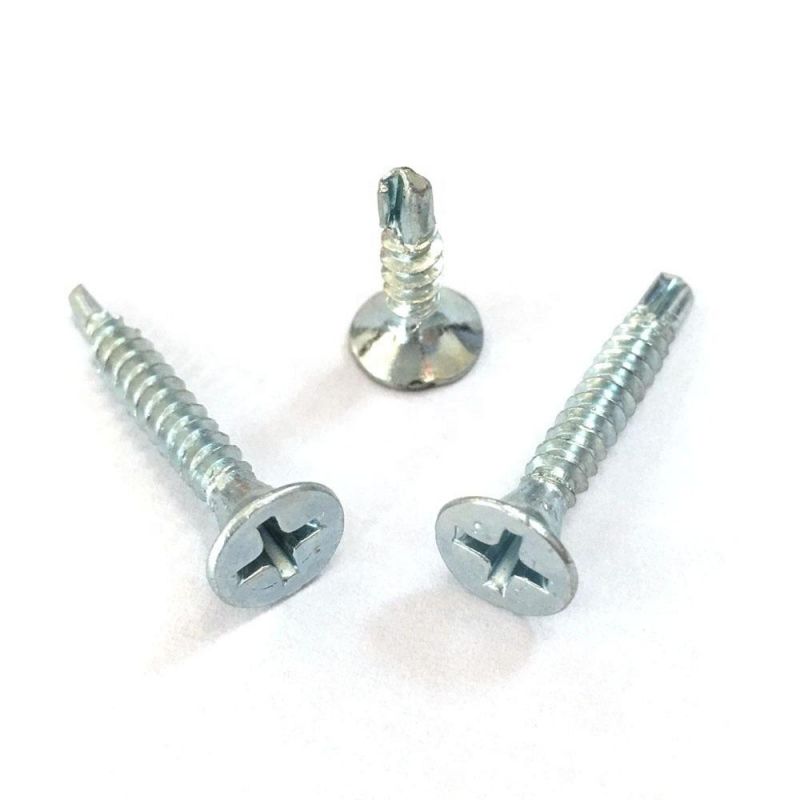 Congo Namibia Zambia Market/High Quality Cheap Price Bugle Head Zinc Plated Self Drilling Drywall Screws with CE Certification