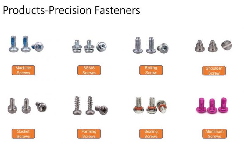 High Quality Custom Hardware Fasteners Thread Forming Screws with a High Thread Profile and Recessed Thread Root