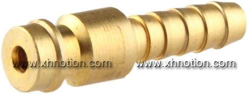 Brass Miniature Quick Coupling Hose Barb