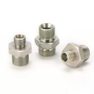 Galvanized Male Nut Stainless Steel /Iron /Aluminum/Alloy/Brass Straight Adapter Fitting