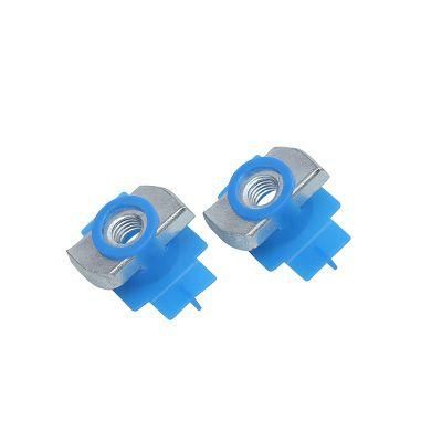 Factory Price Hot Selling Blue Plastic Wing Channel Nut