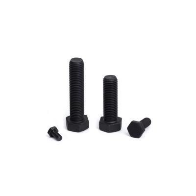 China Wholesale Fastener Hardware DIN933 High Strength Carbon Steel Grade 8.8 Black Hex Bolt and Nut