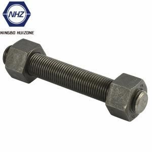 ASTM A193 B7/B7m Stud Bolt with 2h/2hm Heavy Hex Nuts
