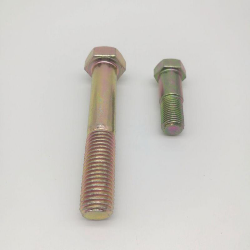 Ppap Level 3 Zinc Plated Hex Head Bolts with Half Thread