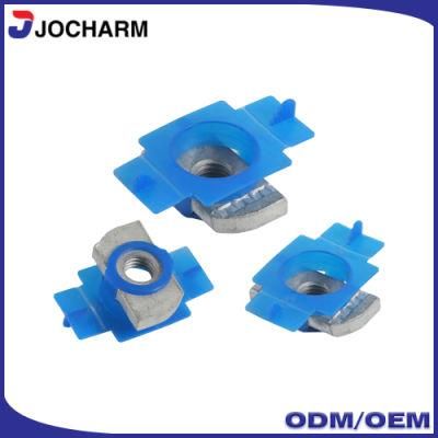Fastener Zinc Plated Galvanized Channel Nut&#160; with&#160; Plastic&#160; Wing for Building