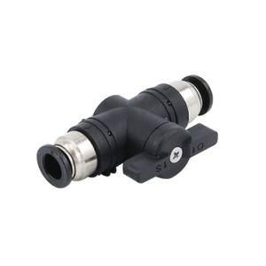 Pneumatic Air Quick Assortment Kit, Ball Valve +2 Male Straight+2 Male Elbow Tube Fitting