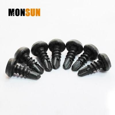 High Quality Factory Bulk Supply Black Phosphate Carbon Steel Drilling Point Pan Framing Drywall Screws/K-Lath Screw