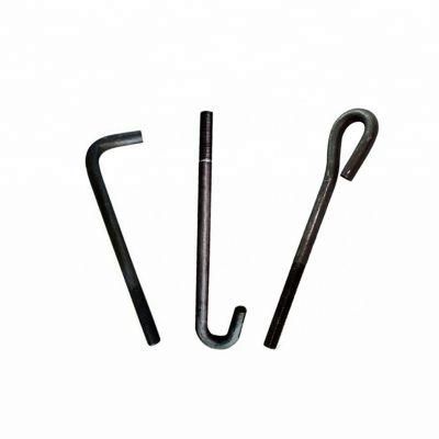 Zinc Black HDG J Anchor Bolts