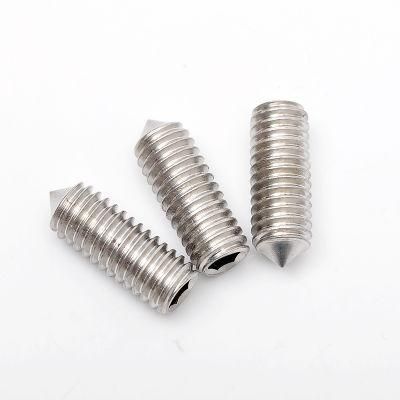 Wholesales M2 M3 M4 M5 M6 Stainless Steel Grub Screw Steel Oxide Black Set Screw