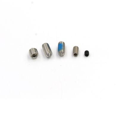Black Oxide Nylon Tip Set Screw Stainless Steel 316 Hexagon Socket Set Screw