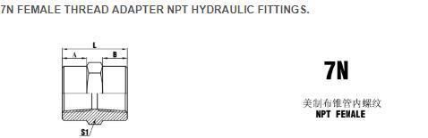 Hydraulic Adapter NPT Female to NPT Female (7N)