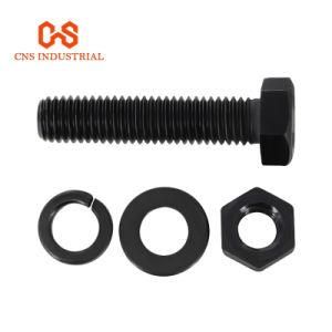 DIN933 Hex Bolt Black Grade 4.8 5.8 8.8 10.9