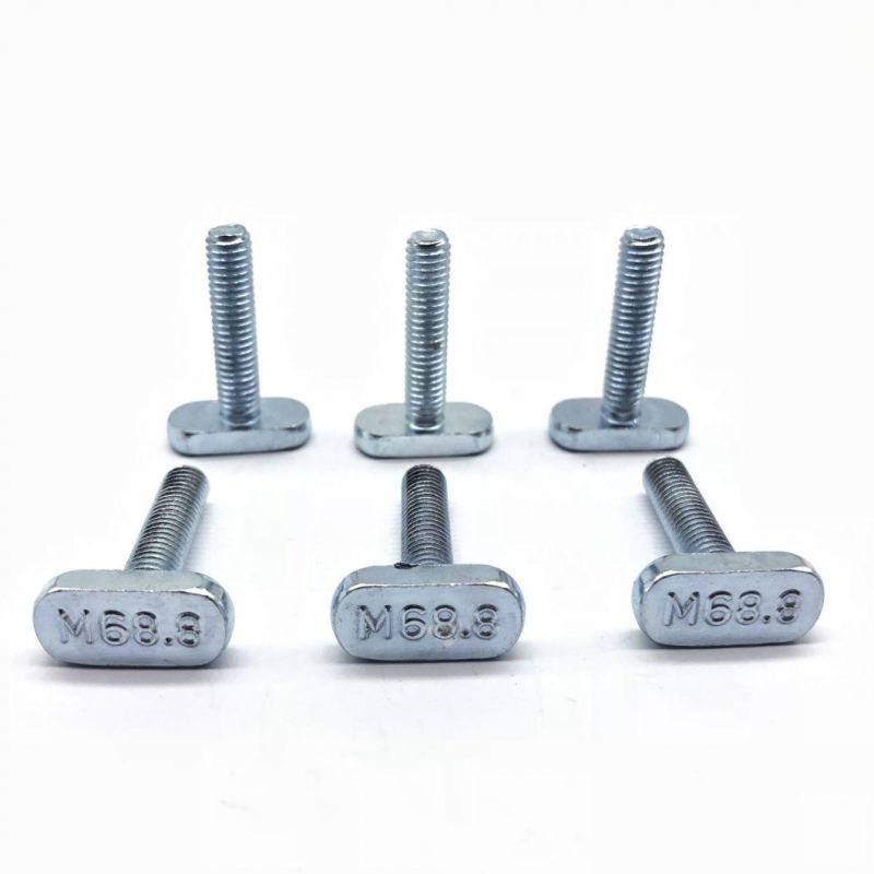 T Bolt T Screw M6 8.8 Zinc Plated