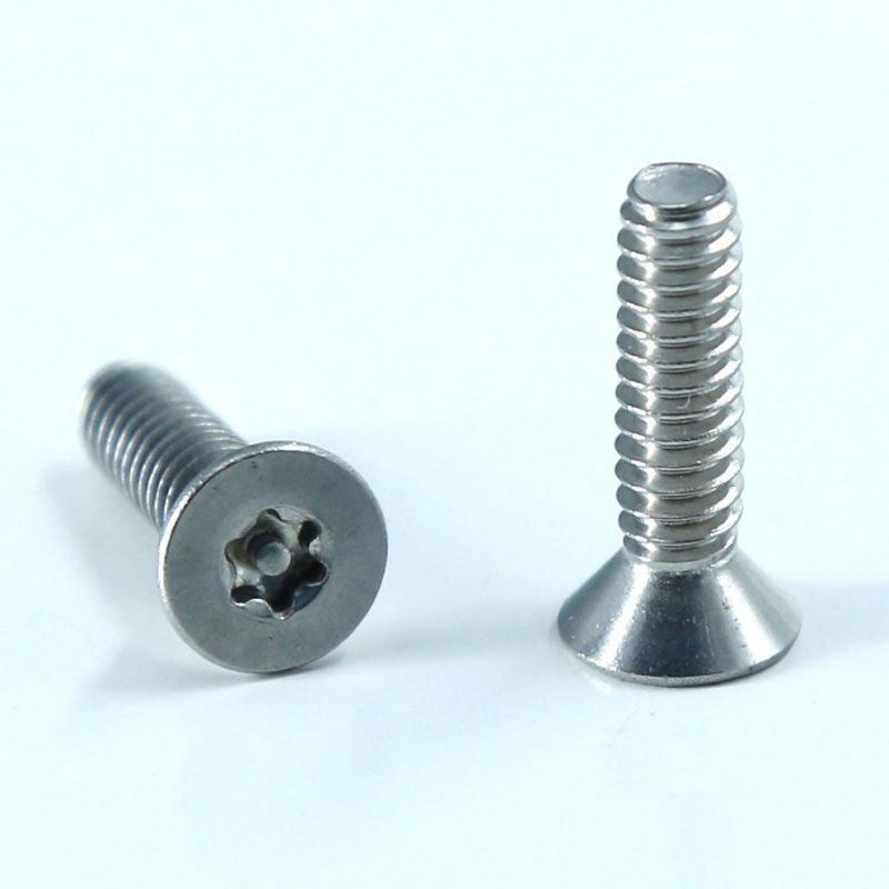 Tamper Proof Torx Screw with Countersunk Head Full Thread